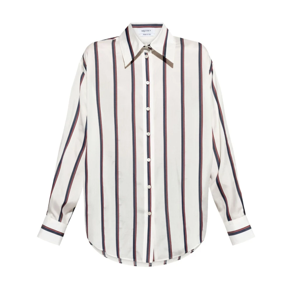 Alexander mcqueen Multikleur overhemden met witte voorknoop Multicolor Dames
