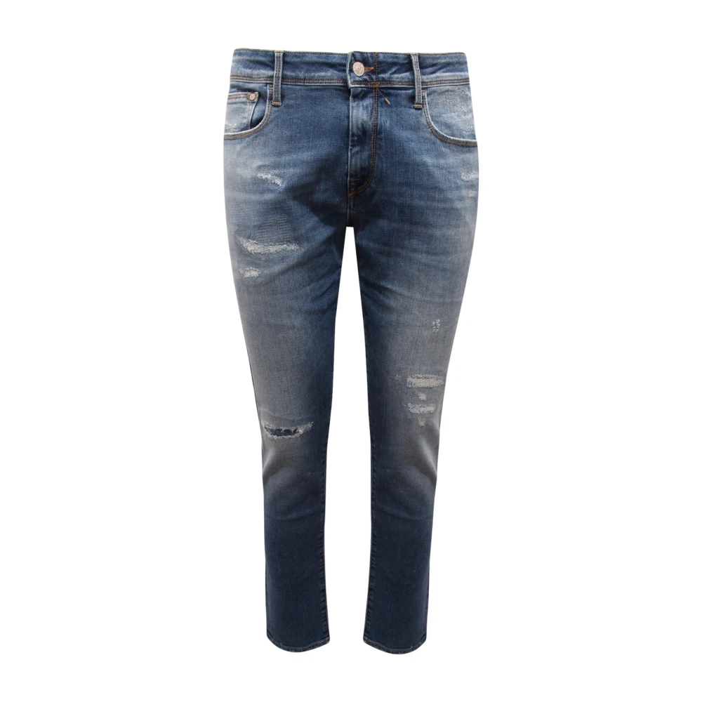 Cycle Men's Blue Vintage Skinny Trousers - Slim Fit Jeans - W33 - Jeans