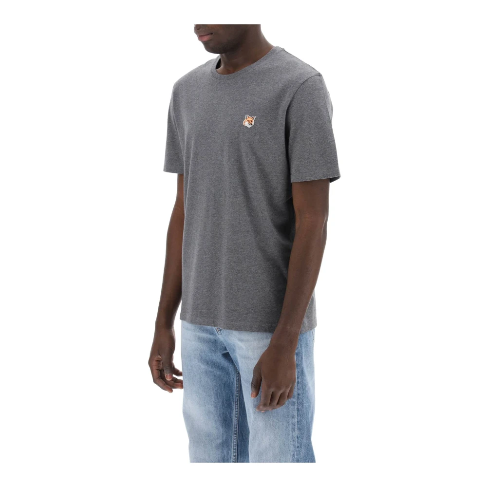 Maison Kitsuné T-Shirts Gray Heren