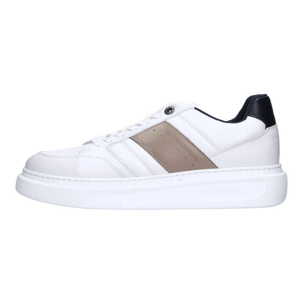 Harmont & Blaine Leren Sneakers Heren Schoenen Wit