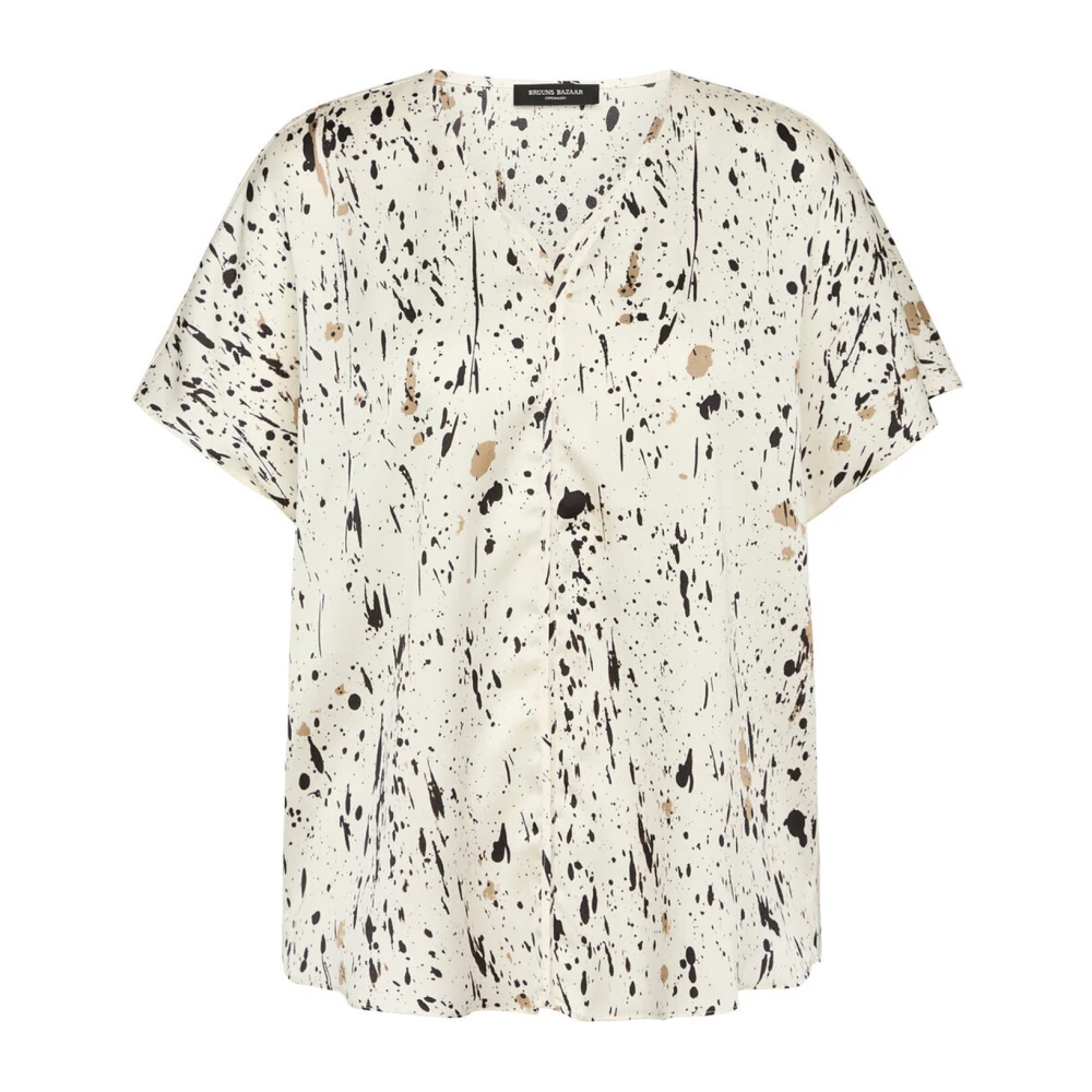 Bruuns Bazaar Acaciabbphina Blouse Paint Print Multicolor Dames