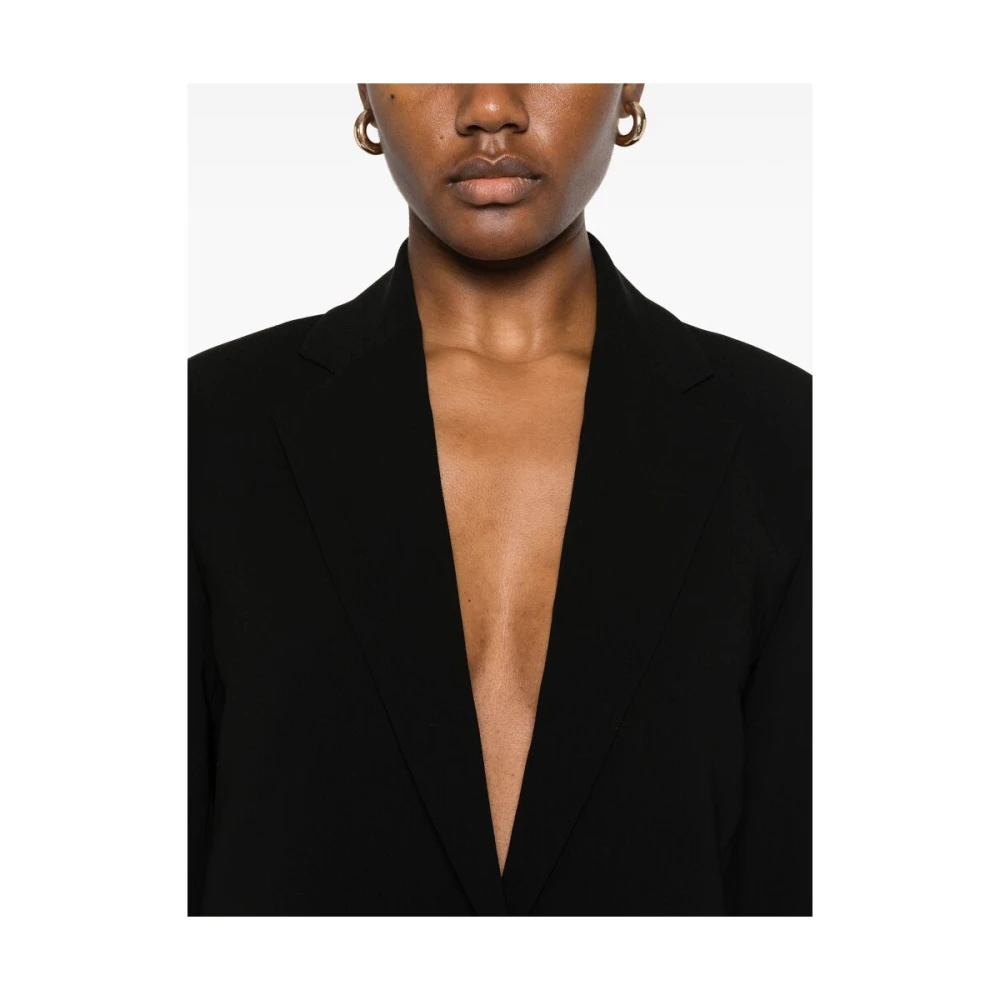 Theory Zwarte Schouderpadjas met Klepzakken Black Dames