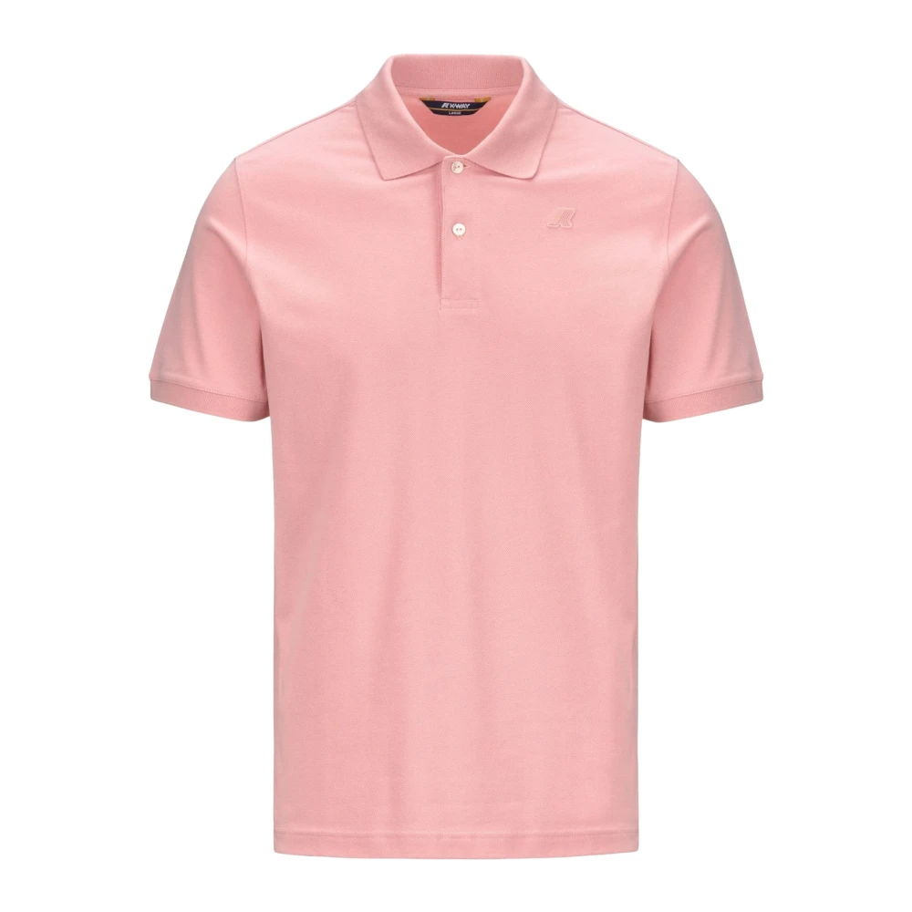 K-way Polo Shirts Pink Heren