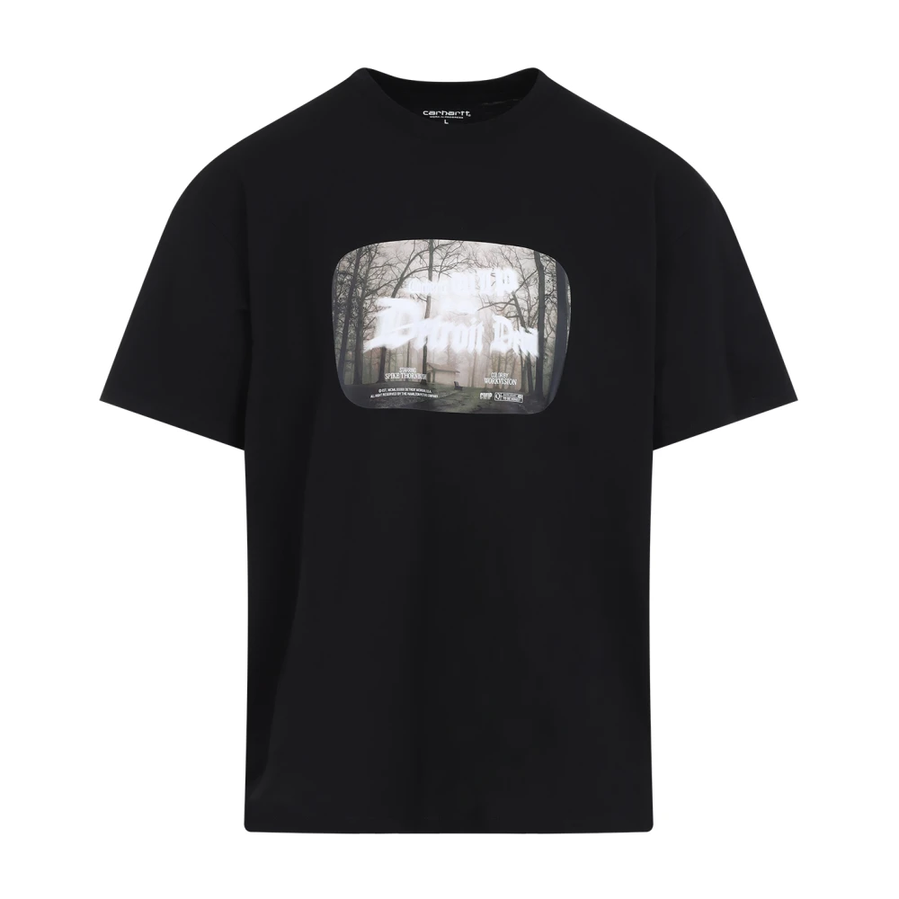 Carhartt WIP Zwarte Greatest Flicks T-Shirt Black Heren