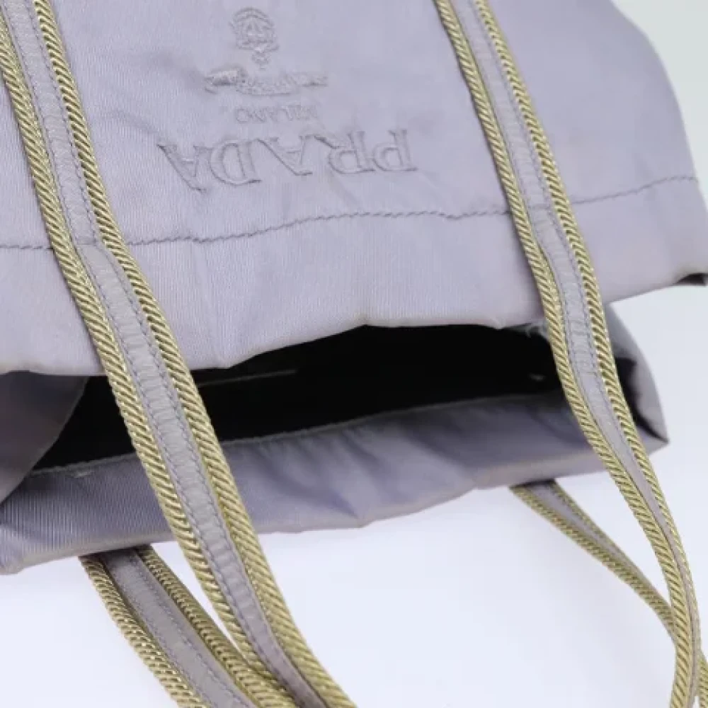 Prada Vintage Pre-owned Fabric prada-bags Purple Dames