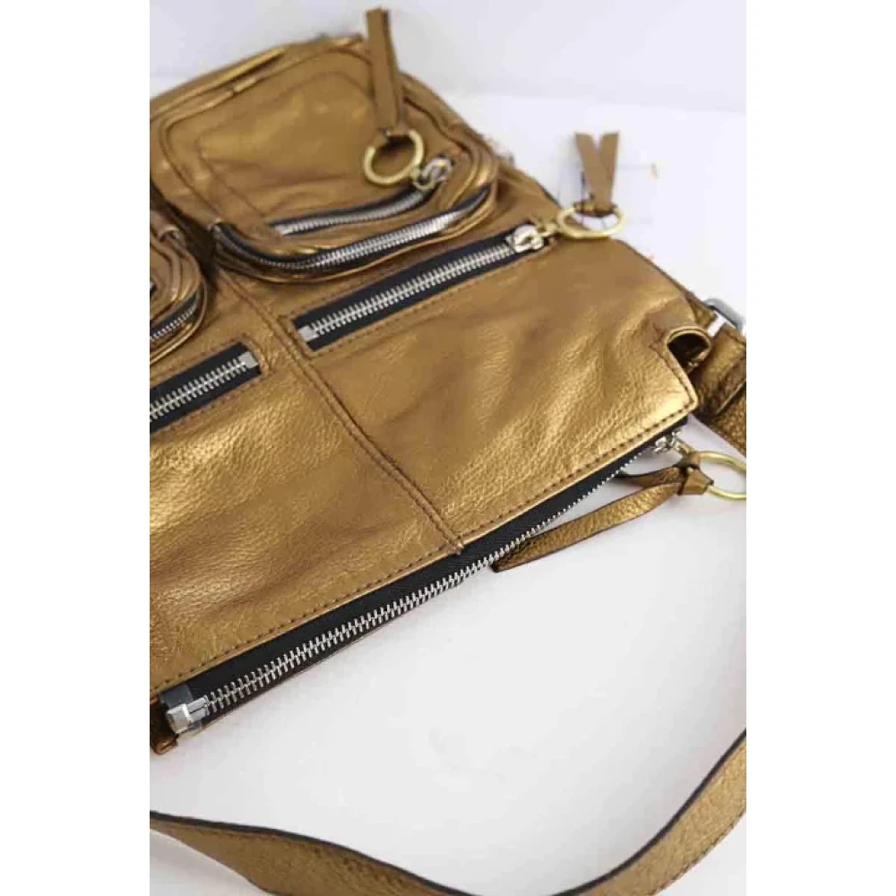 Chloé Pre-owned Leather shoulder-bags Yellow Dames