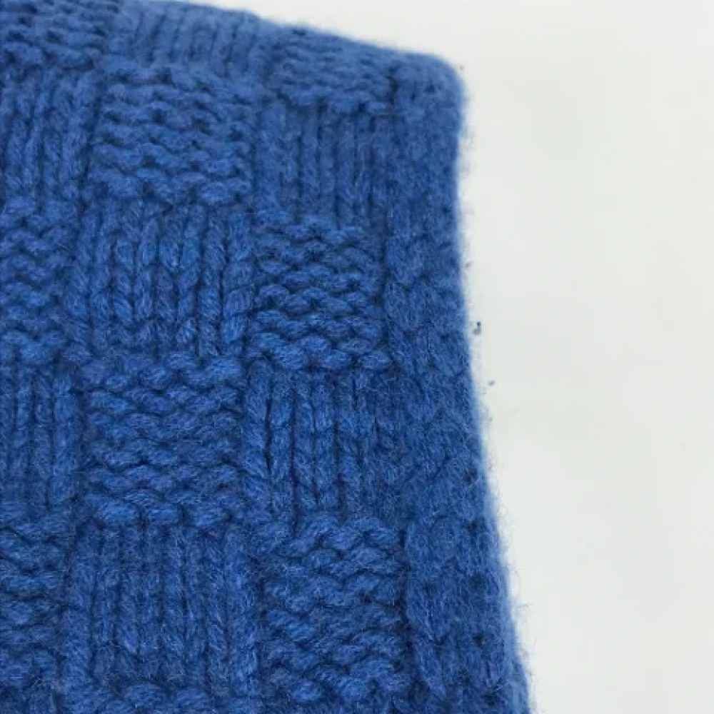 Louis Vuitton Vintage Pre-owned Fabric scarves Blue Dames