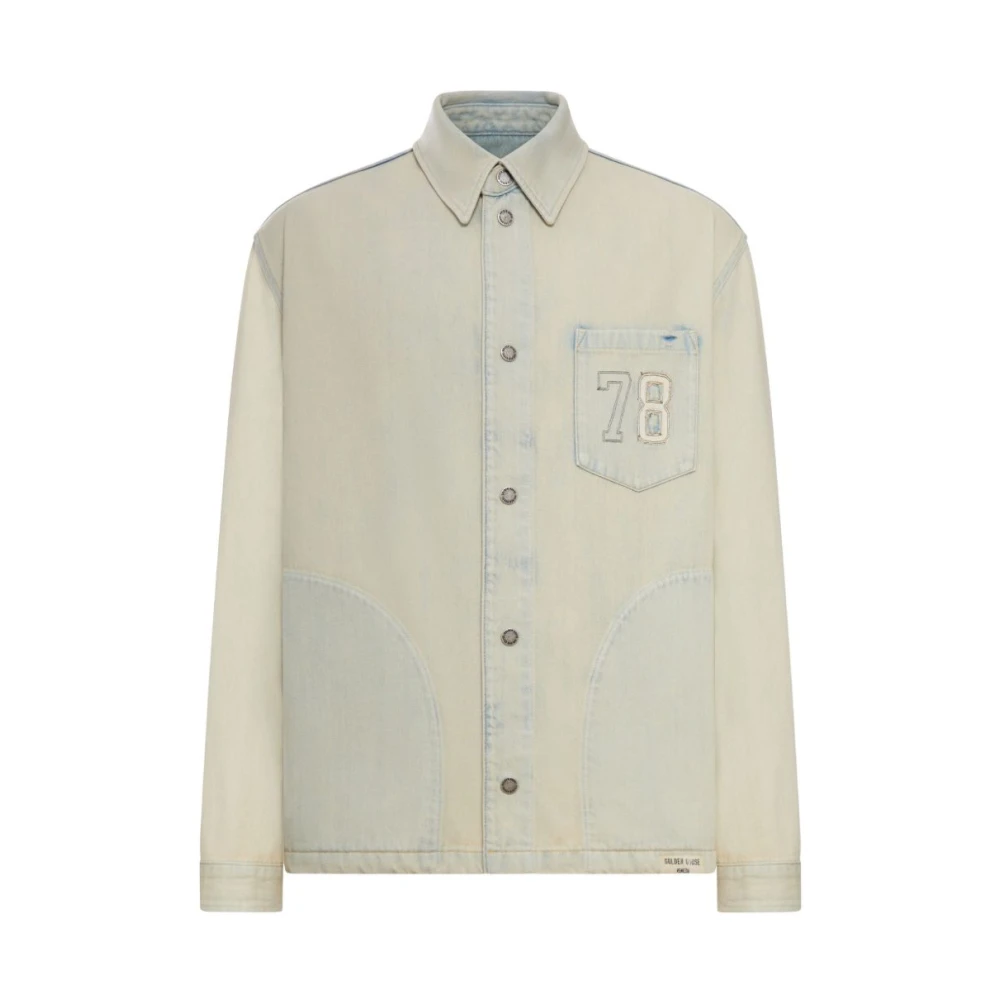 Golden Goose Men's Beige Light Jackets, L, Work Jacket