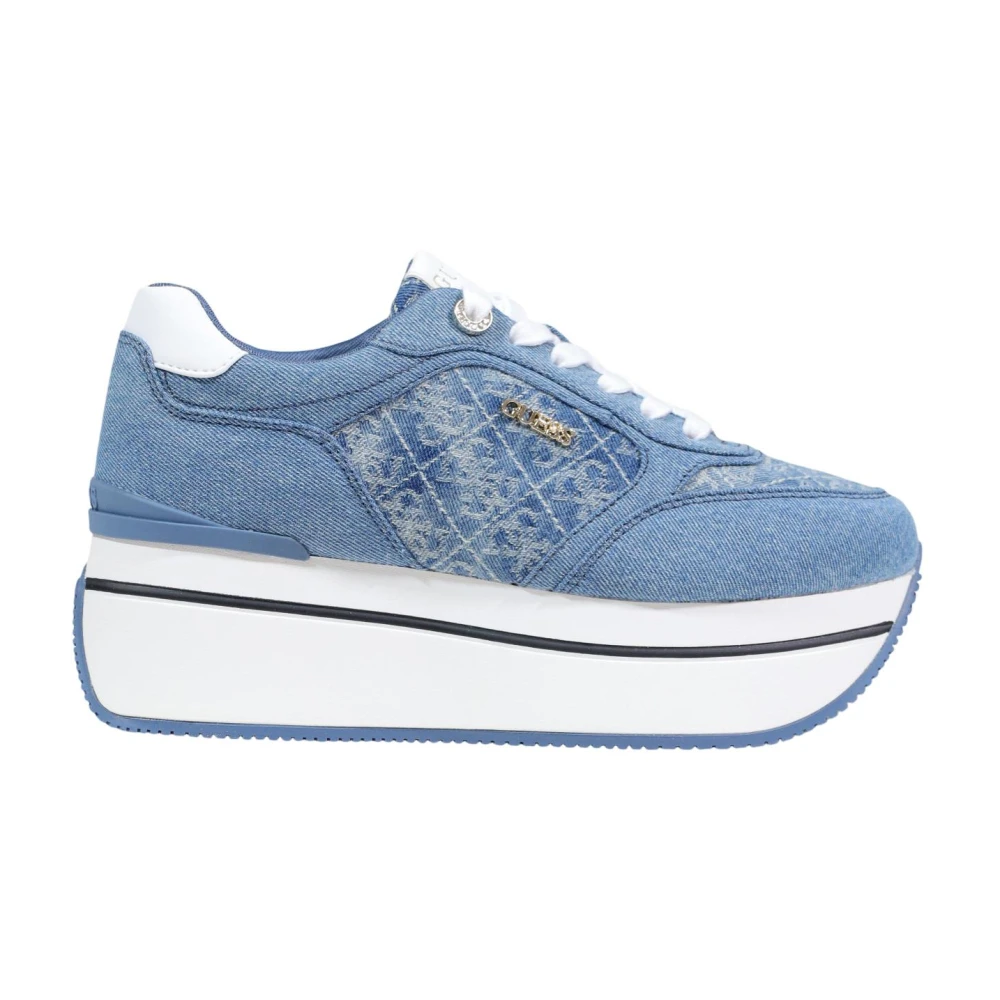 Guess Women's Blue Sneakers, 7 Uk, Camrio11 Trainers