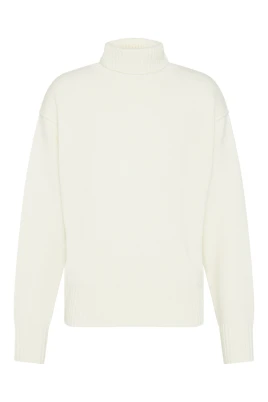 Alpackaullblandning Polokrage