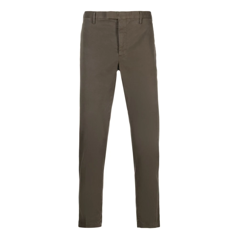 PT Torino Bruine Slim Chino Broek Brown Heren