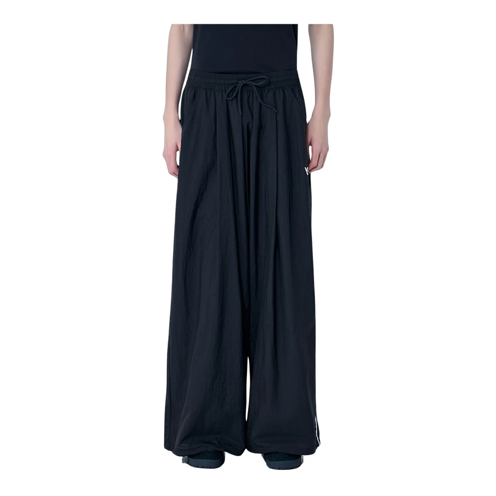 Y-3 Men's Black Training Trousers & Tights, Xs, Raw Edge Wide Trousers