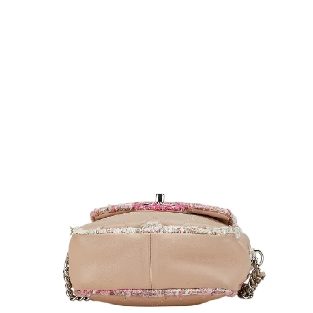 Chanel Vintage Pre-owned Leather handbags Pink Dames
