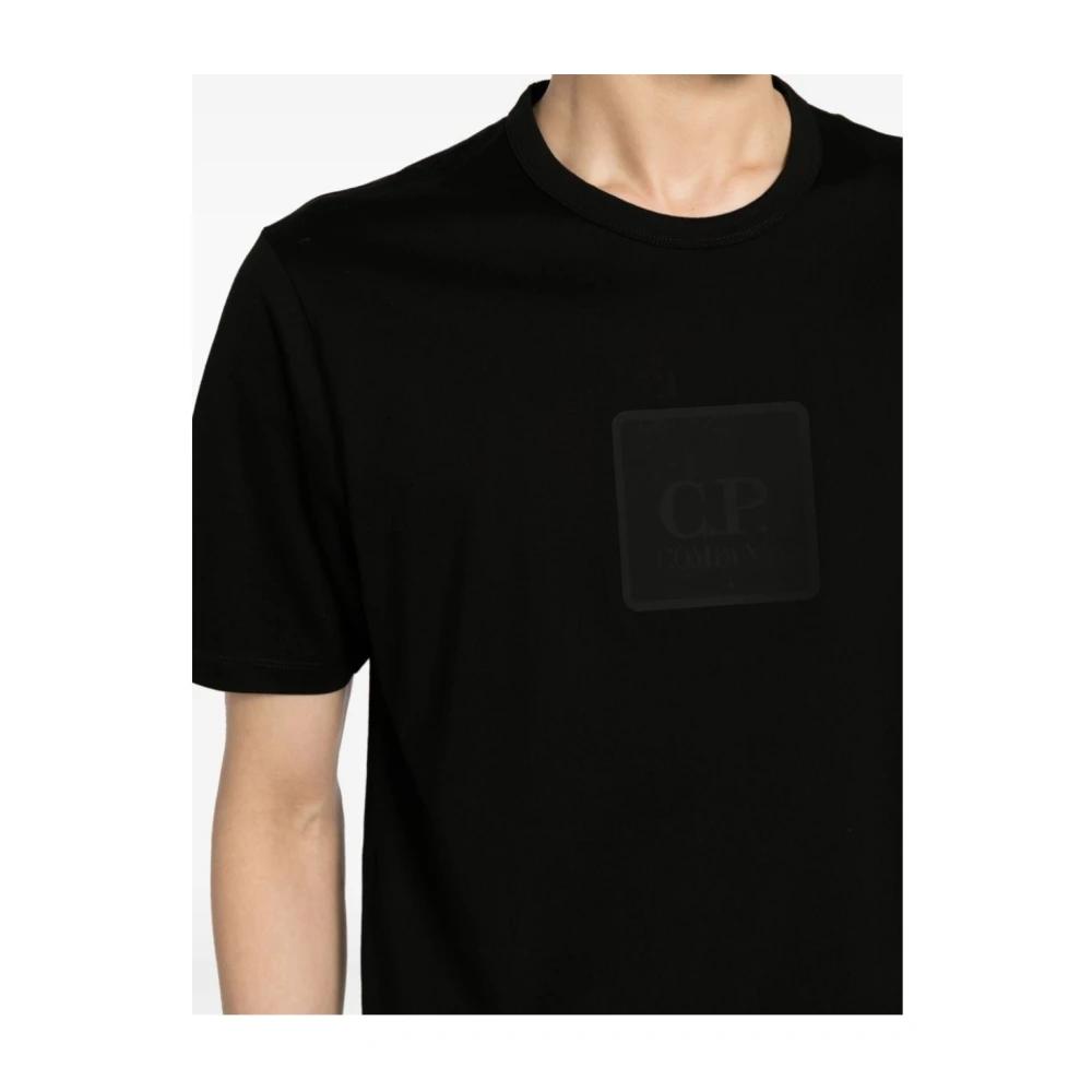 C.P. Company Logo Badge T-Shirt Black Heren