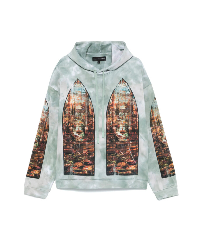 sweat-a-capuche-vert-aqua-avec-motif-imprime