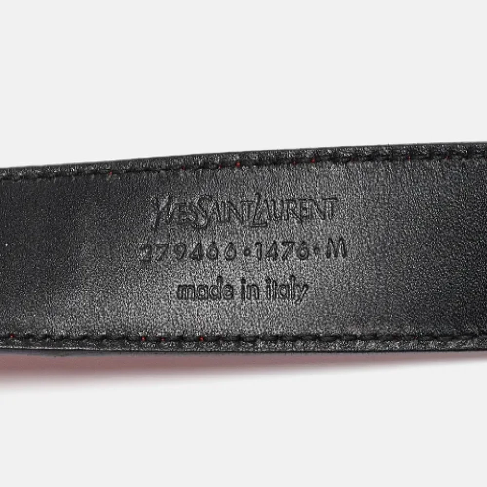 Yves Saint Laurent Vintage Pre-owned Leather belts Red Dames