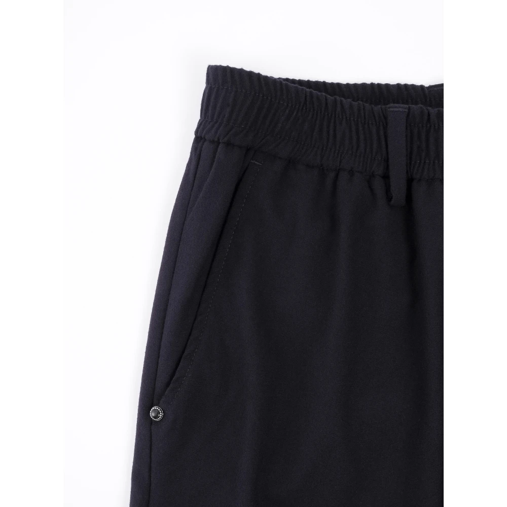 White Sand Luxe wol touch broek Blue Dames