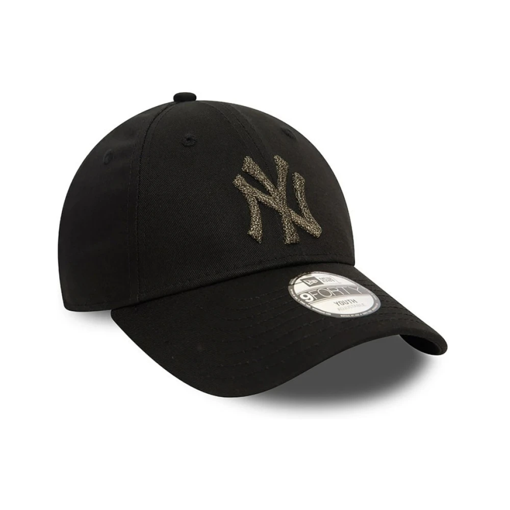 new era Zwarte Yankees Metallic Jeugdpet Black Heren