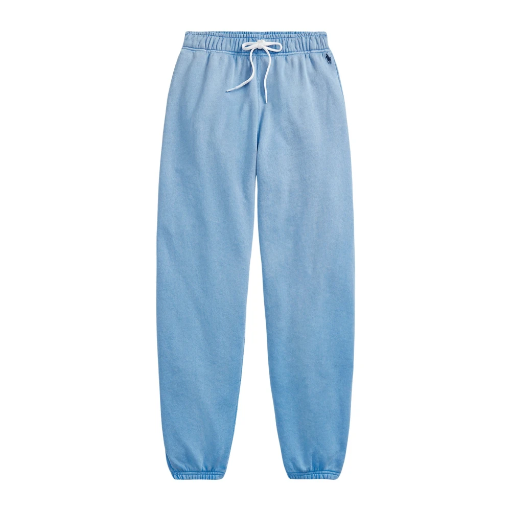 Polo Ralph Lauren Women's Blue Sweatpants, Xs, Joggers With Cotton Fleece