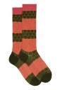 chaussettes-courtes-en-coton-vert-pour-femmes-avec-motif-de-vagues-et-de-fleurs-de-lotus