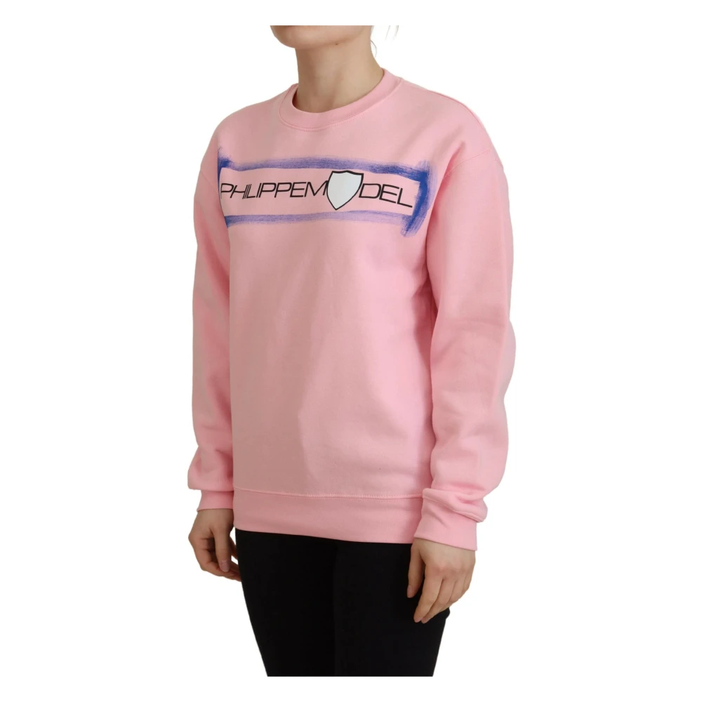 Philippe Model Elegante Roze Trui met Lange Mouwen Pink Dames