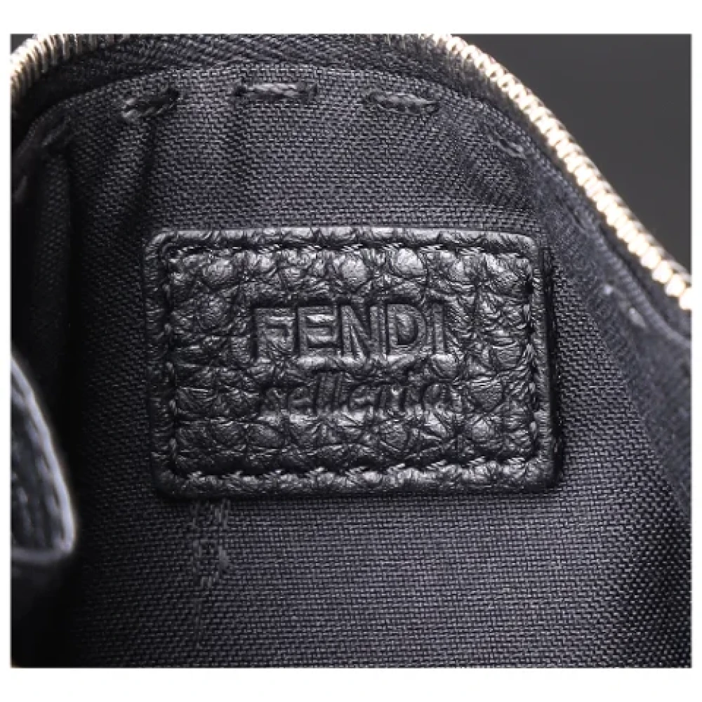 Fendi Vintage Pre-owned Leather wallets Black Heren