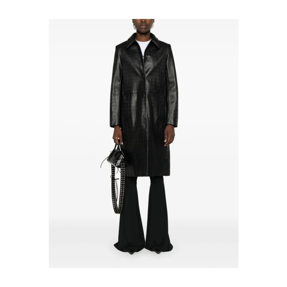 Calvin Klein Zwarte Jassen Mantels voor Vrouwen Black Dames