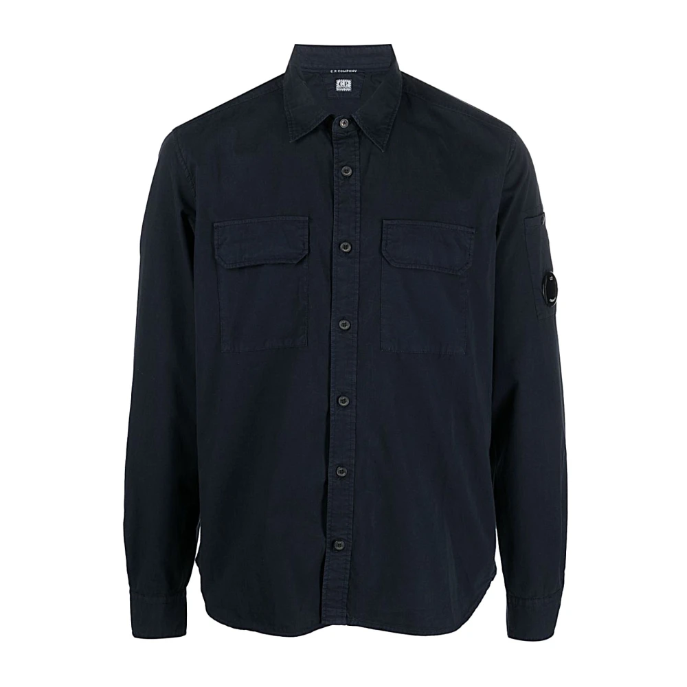 C.P. Company Stijlvolle Shirt voor Mannen Blue Heren