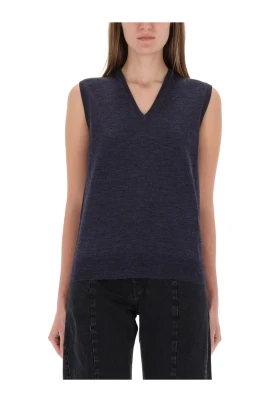 Sleeveless V-Neck Vest