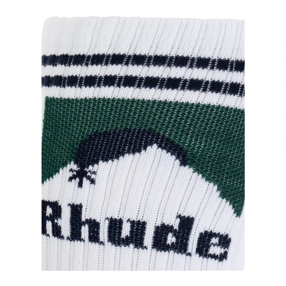 Rhude Logo Sokken White Heren