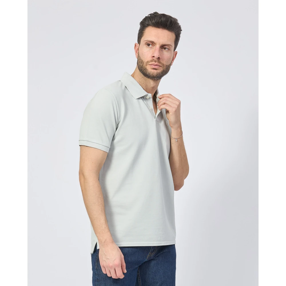 Ecoalf Biologisch Katoen Blauw Poloshirt Blue Heren