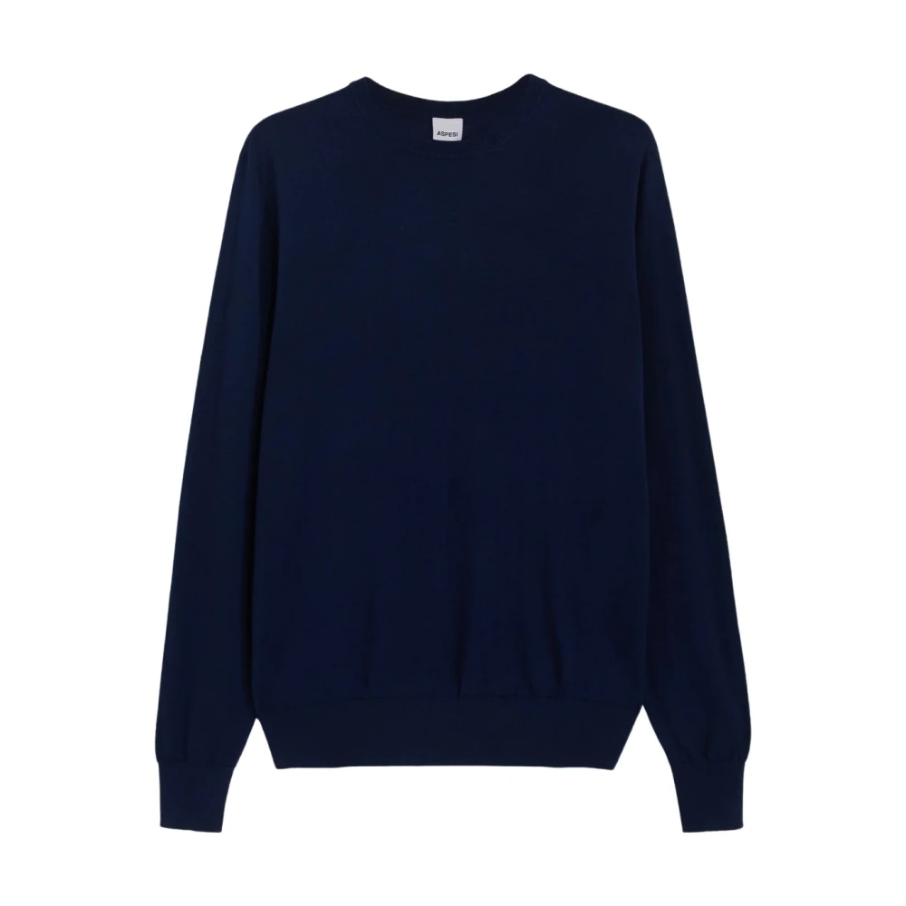 Aspesi Uomo Blu - Maglia Girocollo - Knitwear - 2XL