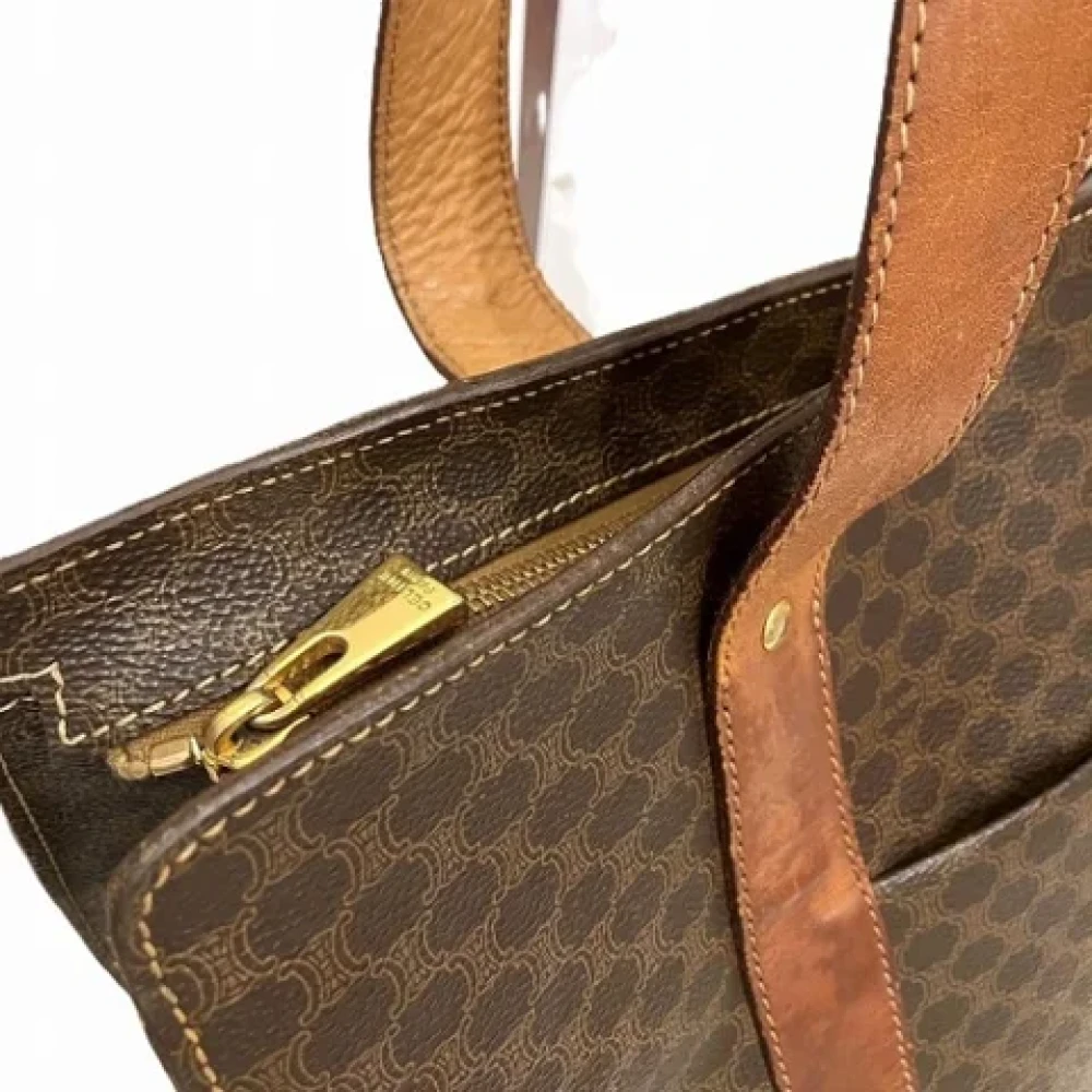 Celine Vintage Pre-owned Leather celine-bags Brown Dames