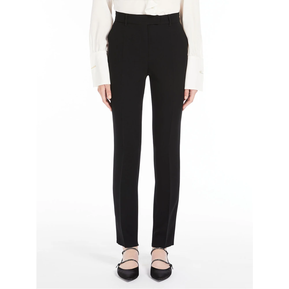 Max Mara Studio Nero Jerta Elegante Jurk Black Dames