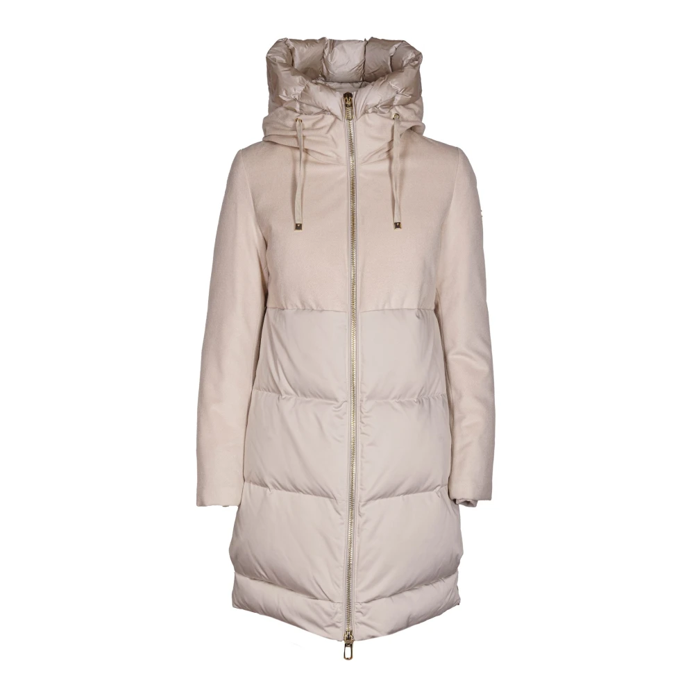 Duno Stijlvolle Winter Parkas voor Mannen White Dames
