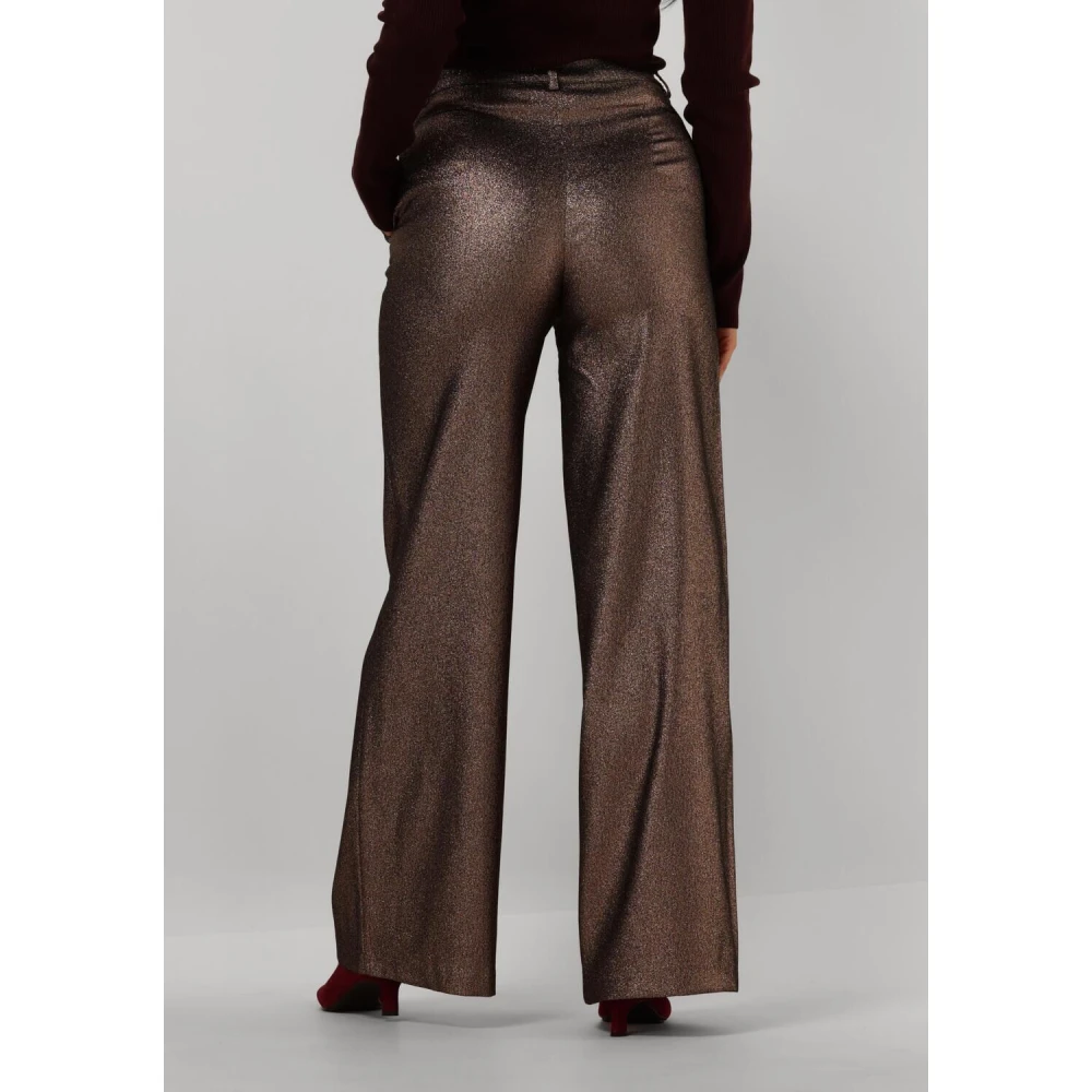 Est'Seven Bronzen Luxe Broek voor Vrouwen Brown Dames