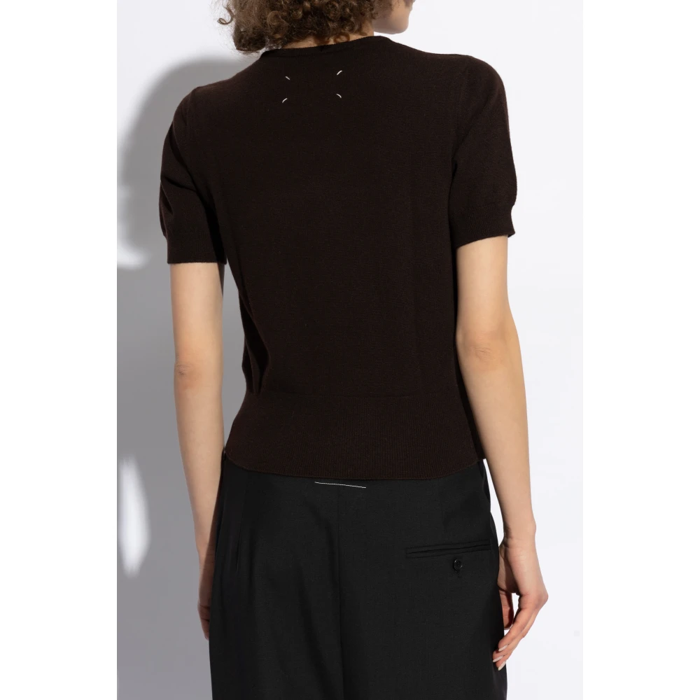 Maison Margiela Wollen top Brown Dames