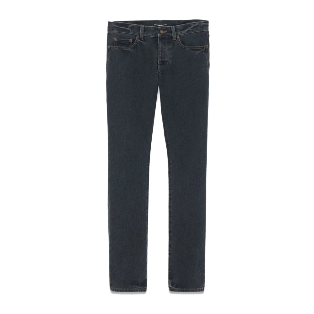 Saint Laurent Slim-fit Jeans Black Heren