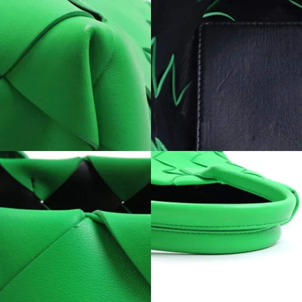 Bottega Veneta Vintage Pre-owned Leather shoulder-bags Green Dames