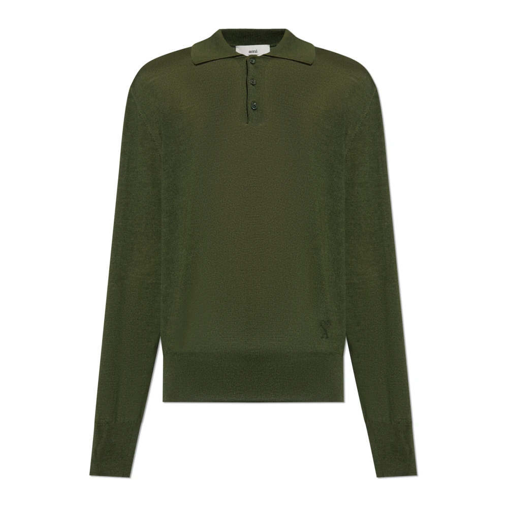 Knitwear > V-neck Knitwear - - Ami Paris - Modalova