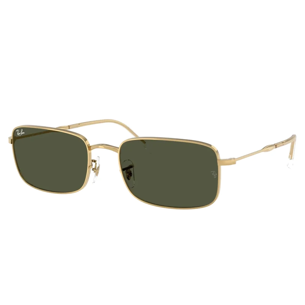 Ray-Ban Unisex Yellow Sunglasses, 56 Mm, Rb3746 Sunglasses In Gold And Green