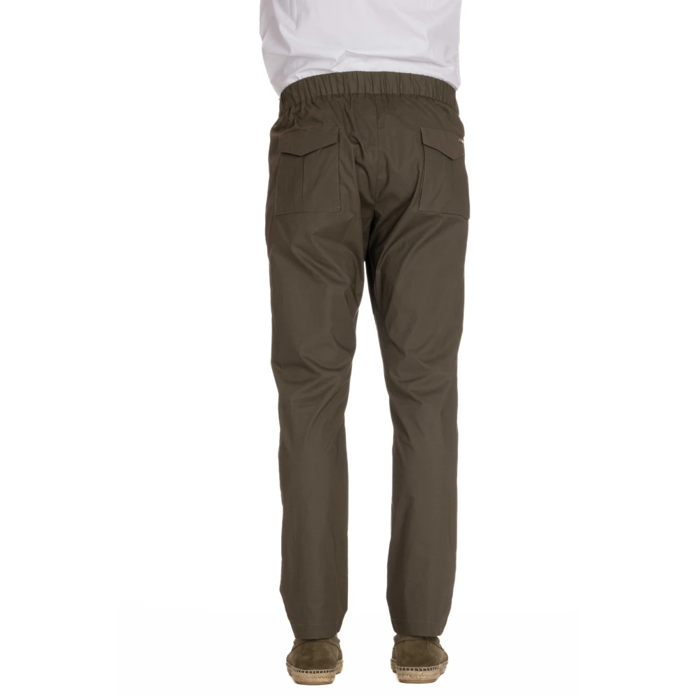 Herno Slim Fit Broek Green Heren