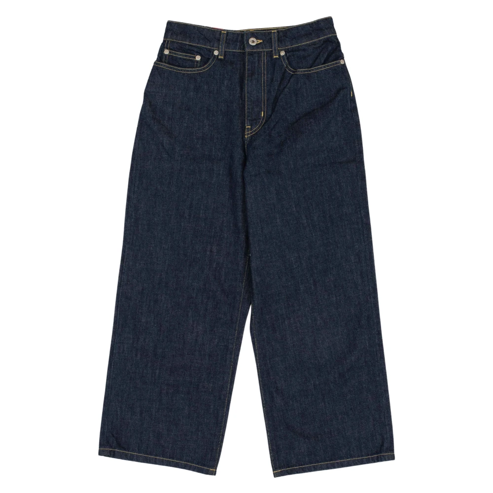 Kenzo Sumire High-Waisted Jeans Blue Dames