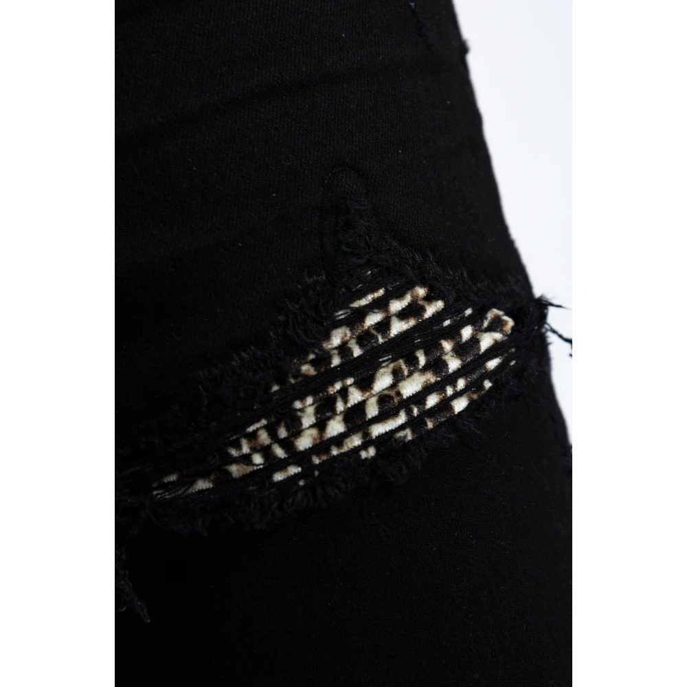 Amiri Dieren Effect Broek Black Heren