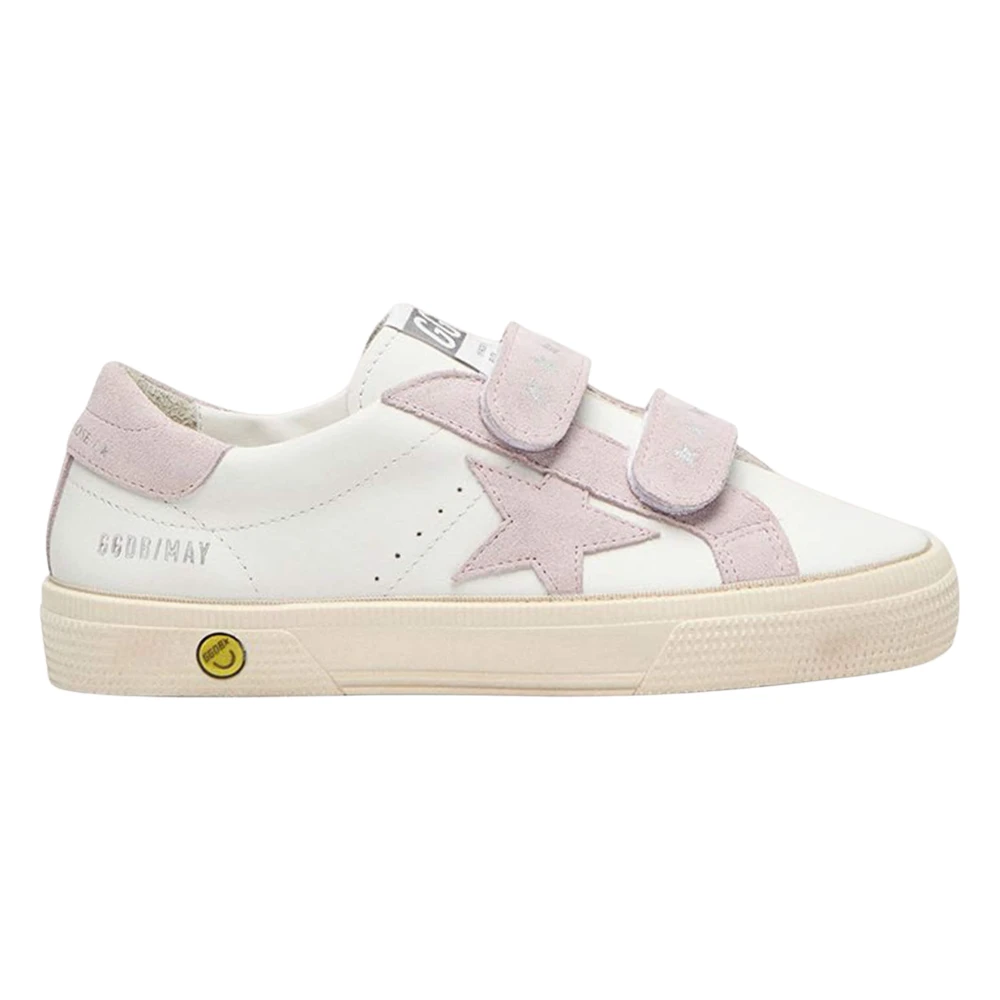 Golden Goose Girls White Kids Sneakers, 26 Eu, May School Trainers
