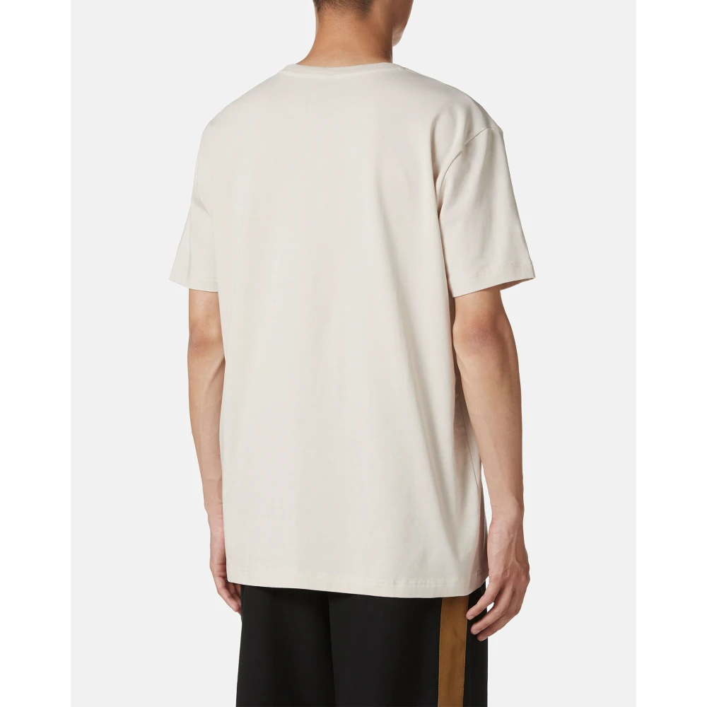 Iceberg Poederkleurig regular-fit stretch jersey T-shirt Beige Heren