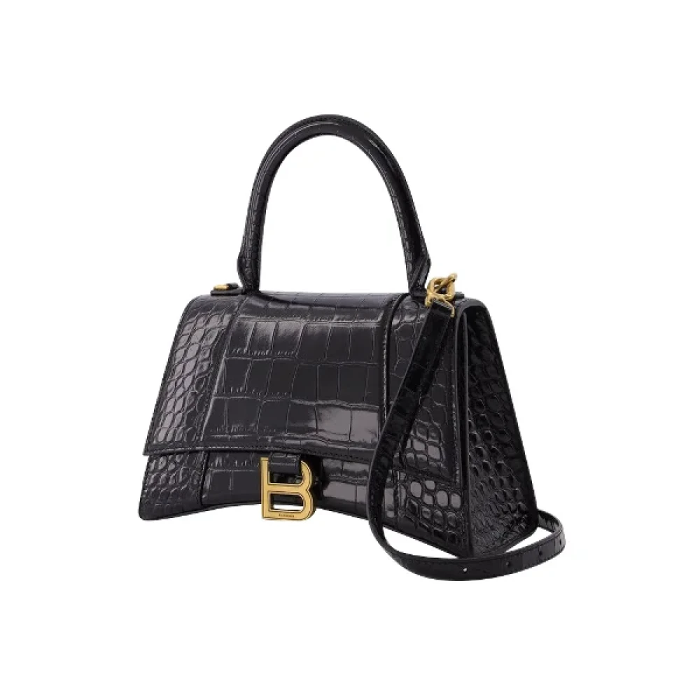 Balenciaga Leather handbags Black Unisex
