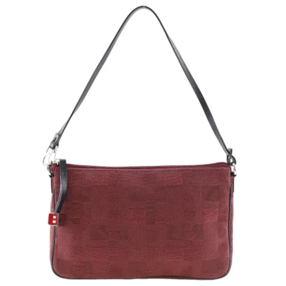 Bally Pre-owned Cotton shoulder-bags Red Dames