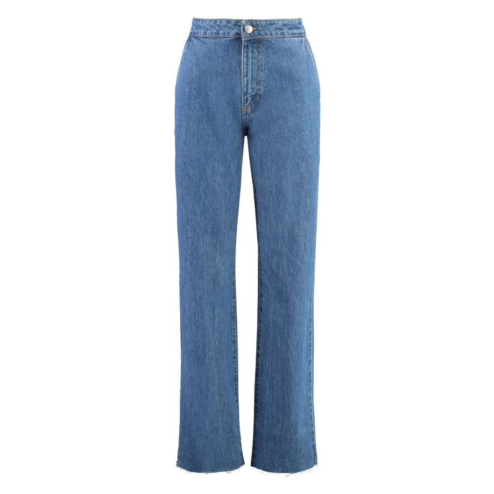 MVP wardrobe Gescheurde Baggy Jeans Blue Dames
