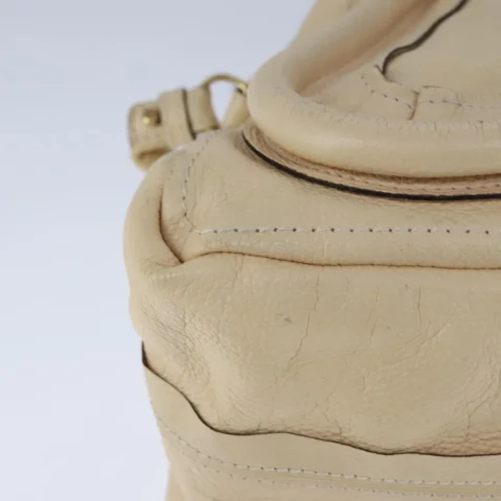 Chloé Pre-owned Leather handbags Beige Dames
